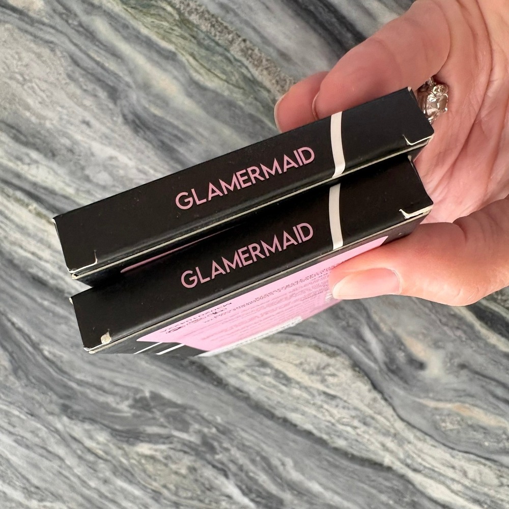 Glamermaid Handmade Press On Nails 2 Sets Champagne Gold Cat Eye Gel M302010422A - Picture 8 of 10